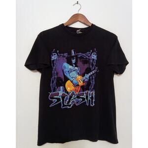 Slash Guns N Roses Rock Band Guitarist Tee Shirt • Iconic Graphic Print • SZ M